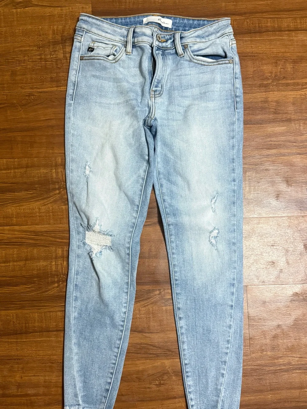 KanCan Light Blue Distressed Skinny Jeans